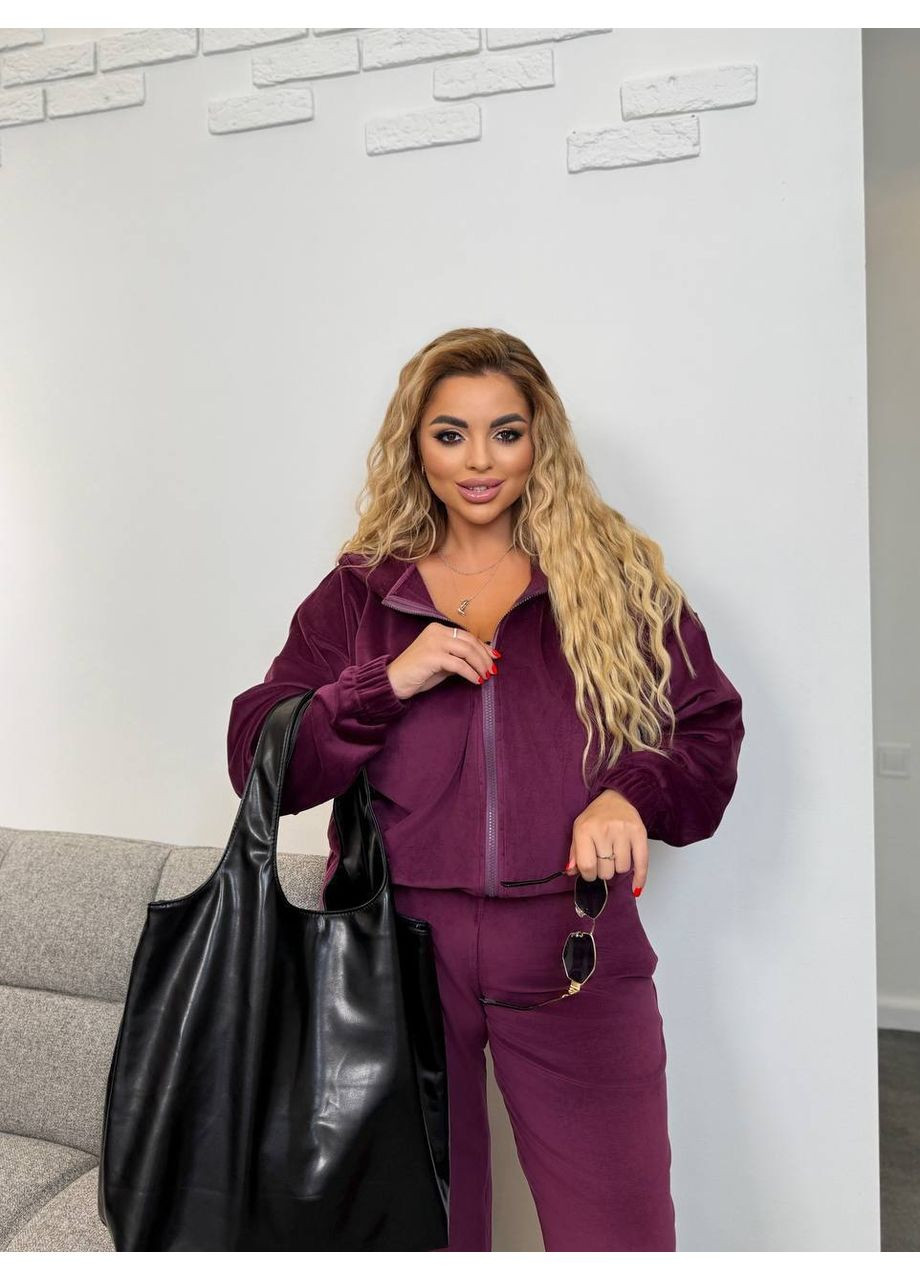 Жіночий утеплений велюровий костюм Avanti (350880885)