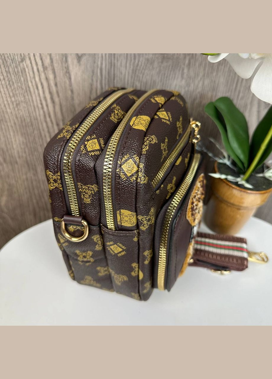 Жіноча міні маленька сумочка Коричневий (1469ДКк) No Brand сумка (341085577)