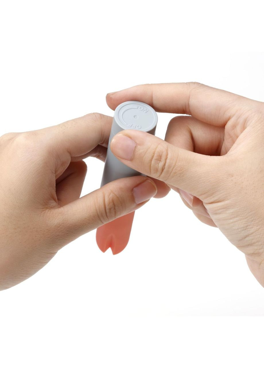 Вибратор-помада STICK Grey, дискретный вибратор мини для нежной стимуляции. Iroha (371389867)