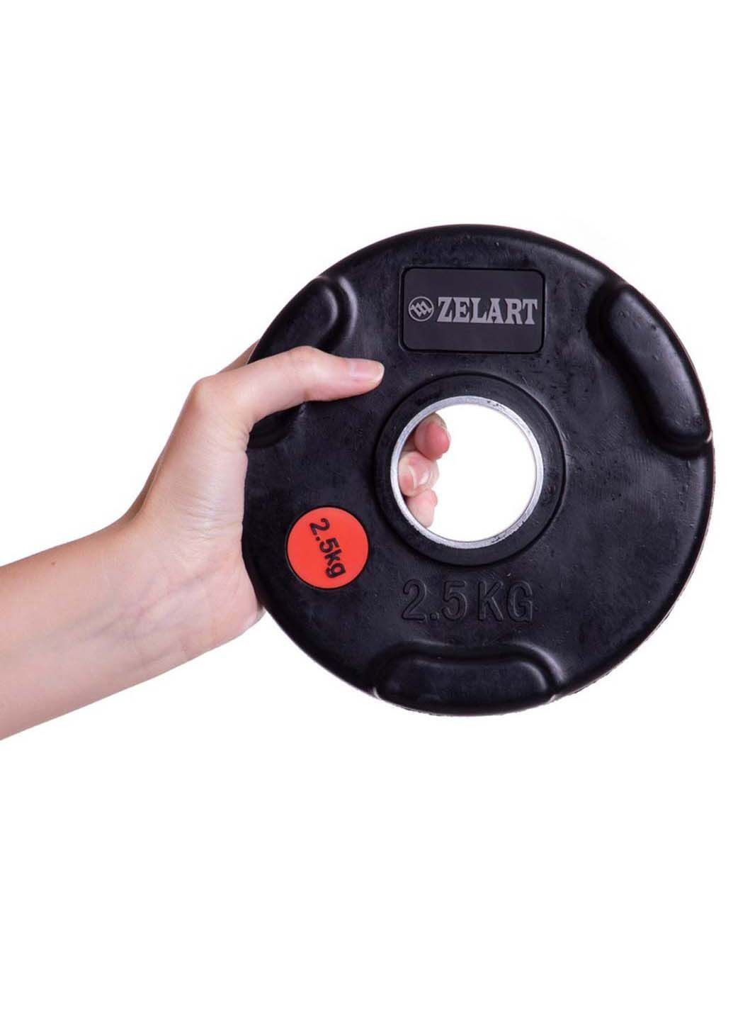 Млинці диски гумові Z-HIT TA-5160 2,5 кг Zelart (286043499)