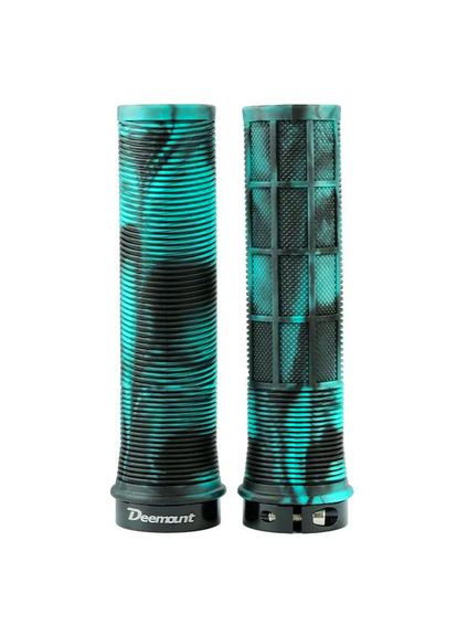 Грипсы для велосипеда Shock'R черно-бирюзовые Deemount (324627130)