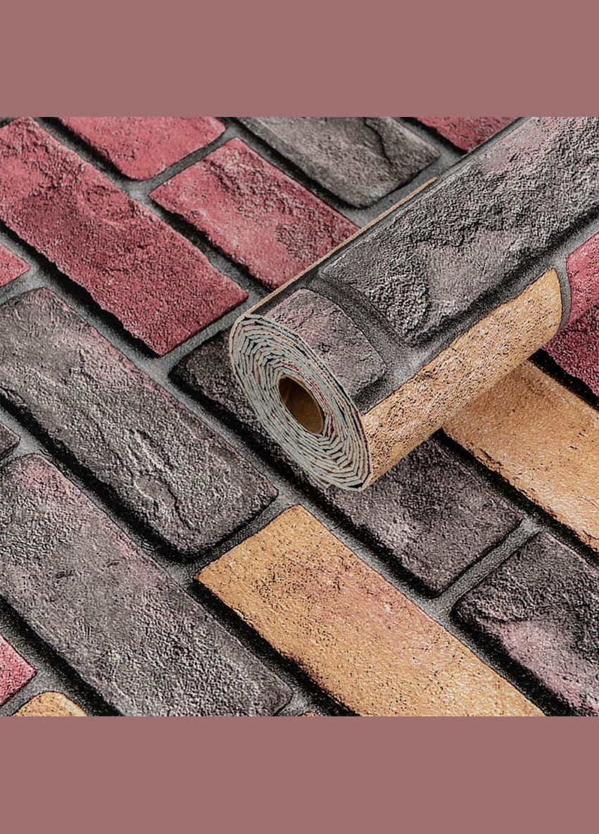 Обои самоклеющиеся 2800х500х1,5мм Красный екатериновлавский кирпич (D) SW-00001944 Sticker Wall (370441279)