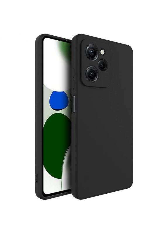 Силіконовий чохол для Poco X5 Pro 5G Чорний мікрофібра soft touch Xiaomi (322211874)