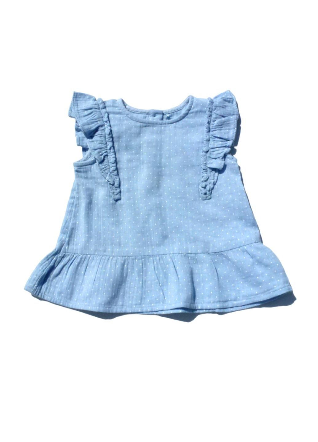 Блакитний костюмчик (топ+штани) gеоrgе для дівчинки, ніжно-блакитний, 104-110 см George