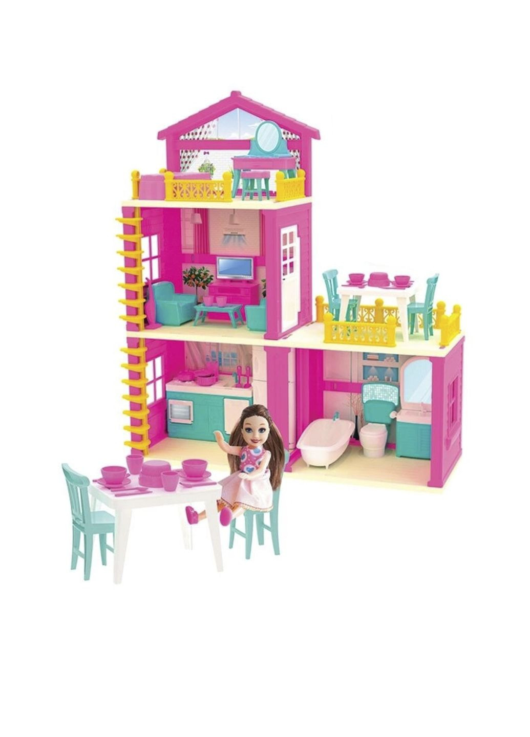 Домик мечты "Lola" цвет разноцветный ЦБ-00268361 DEDE (315070363)