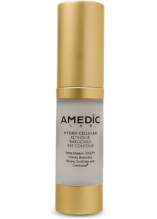 Крем навколо очей проти зморшок з ретинолом Hydro Celular Retinol & Bakuchinol Eye Contour 15ml (1519758-41308733) Amedic (368885610)