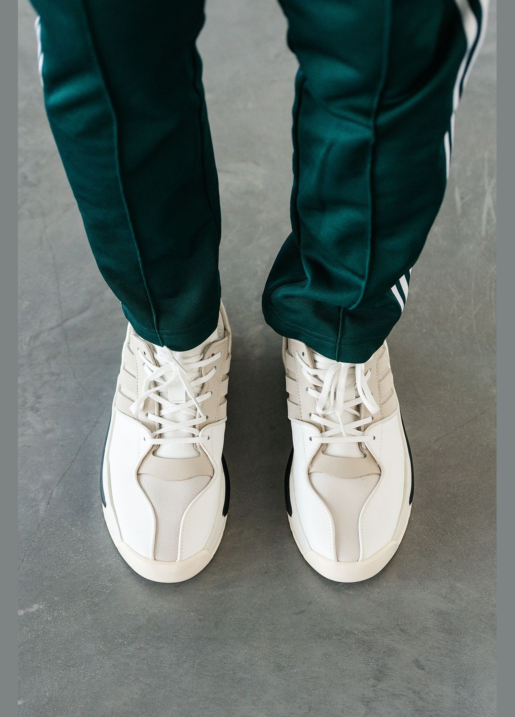 Білі Осінні кросівки чоловічі adidas y-3 rivalry white black | адідас у-3 рівару білі чорні No Brand