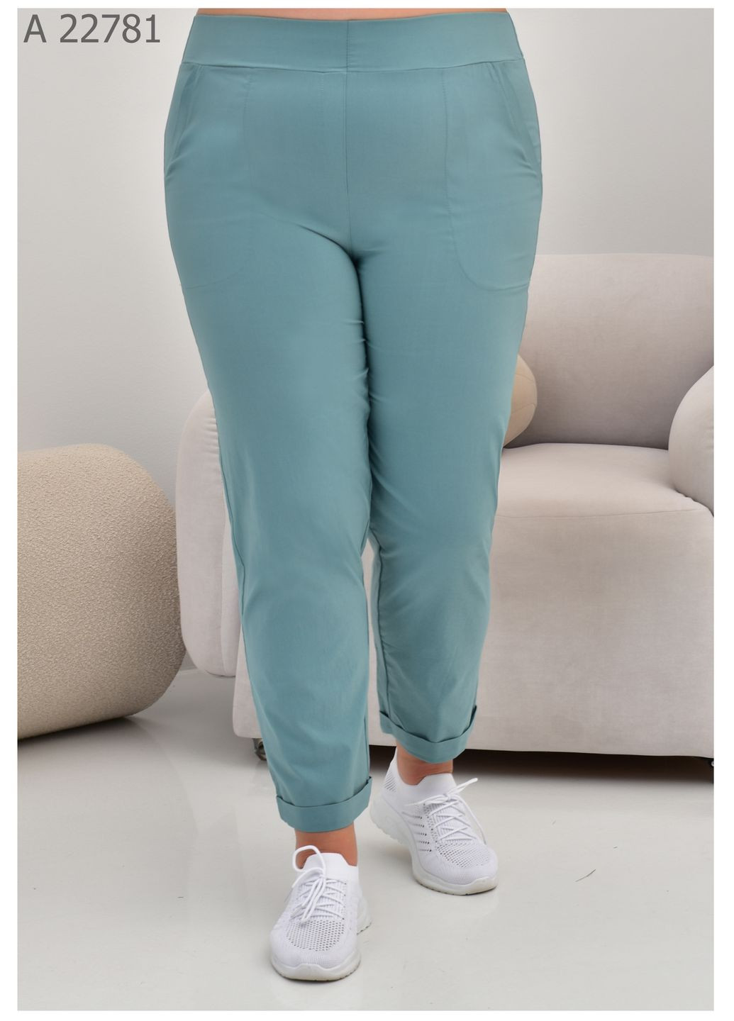 Жіночі літні штани великого розміру SK (329305889)