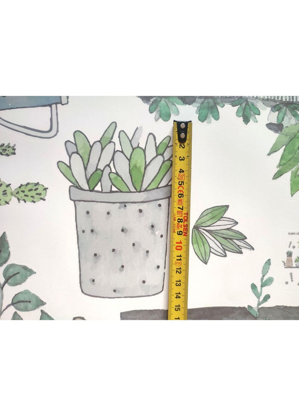 Вінілові наклейки Вазони (лист 50 х 70 см) Б179-21 No Brand (361893972)