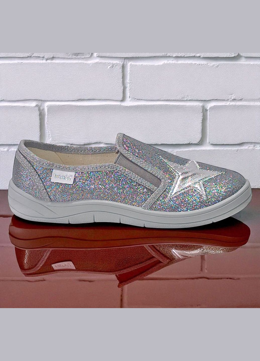 Ортопедичні текстильні сліпони капці тапочки для дівчинки змінне взуття Валді Waldi (345647875)