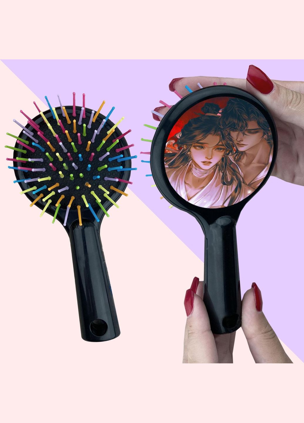 Гребінець для волосся Аніме Благословення небожителів #0012 чорний No Brand (315041863)