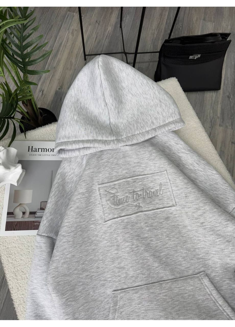 Худі оверсайз із турецької трьохнитки «ПЕНЬЄ» на флісі— заміри в описі Vione (369666913)