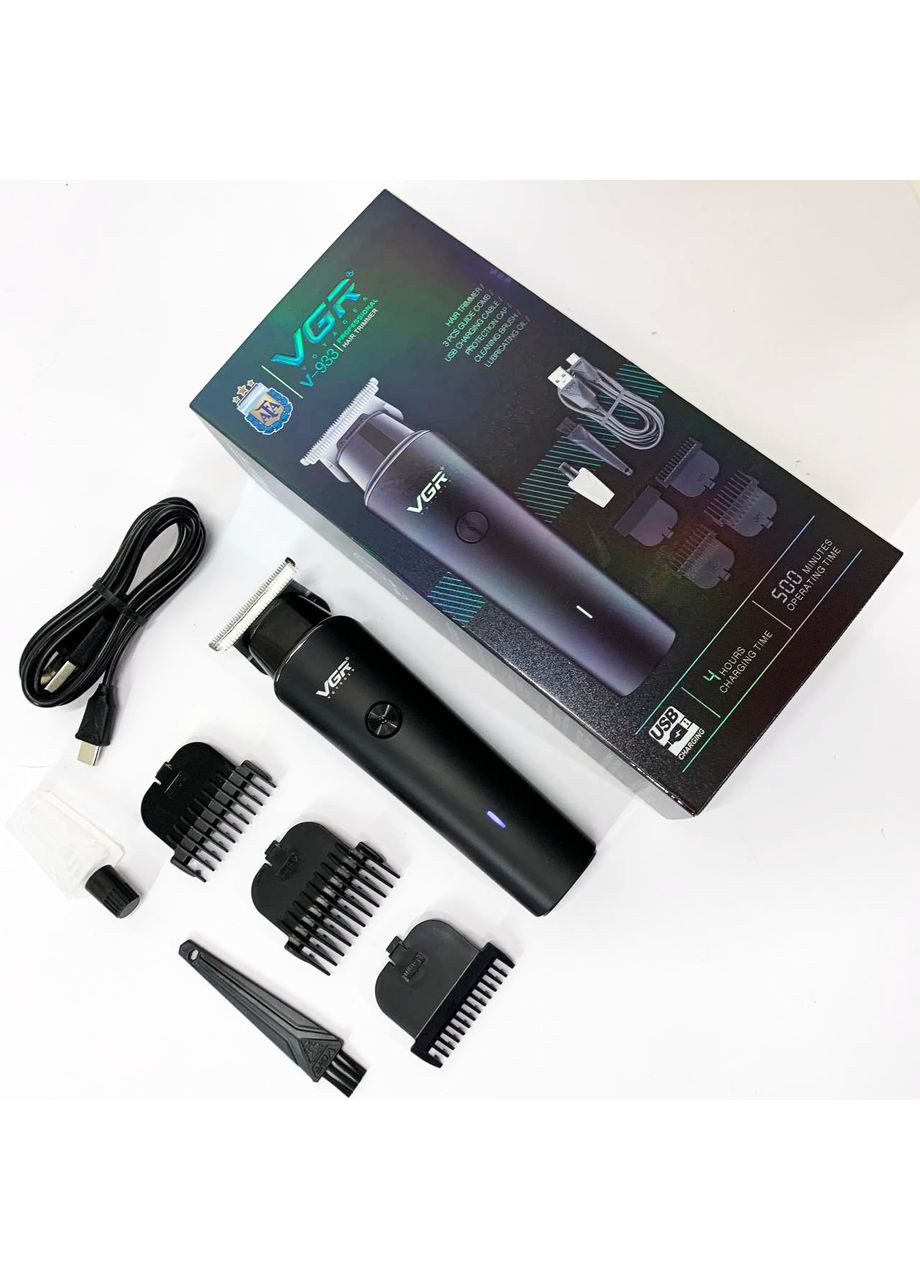 Аккумуляторный триммер для для стрижки волос V-933, Триммер набор для стрижки волос и для бритья VGR (364665459)