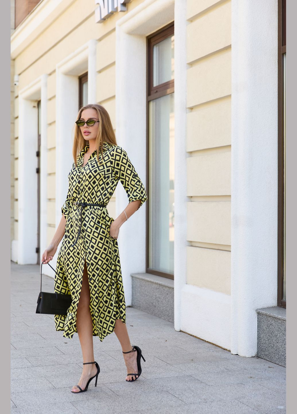 Желтое платье MN