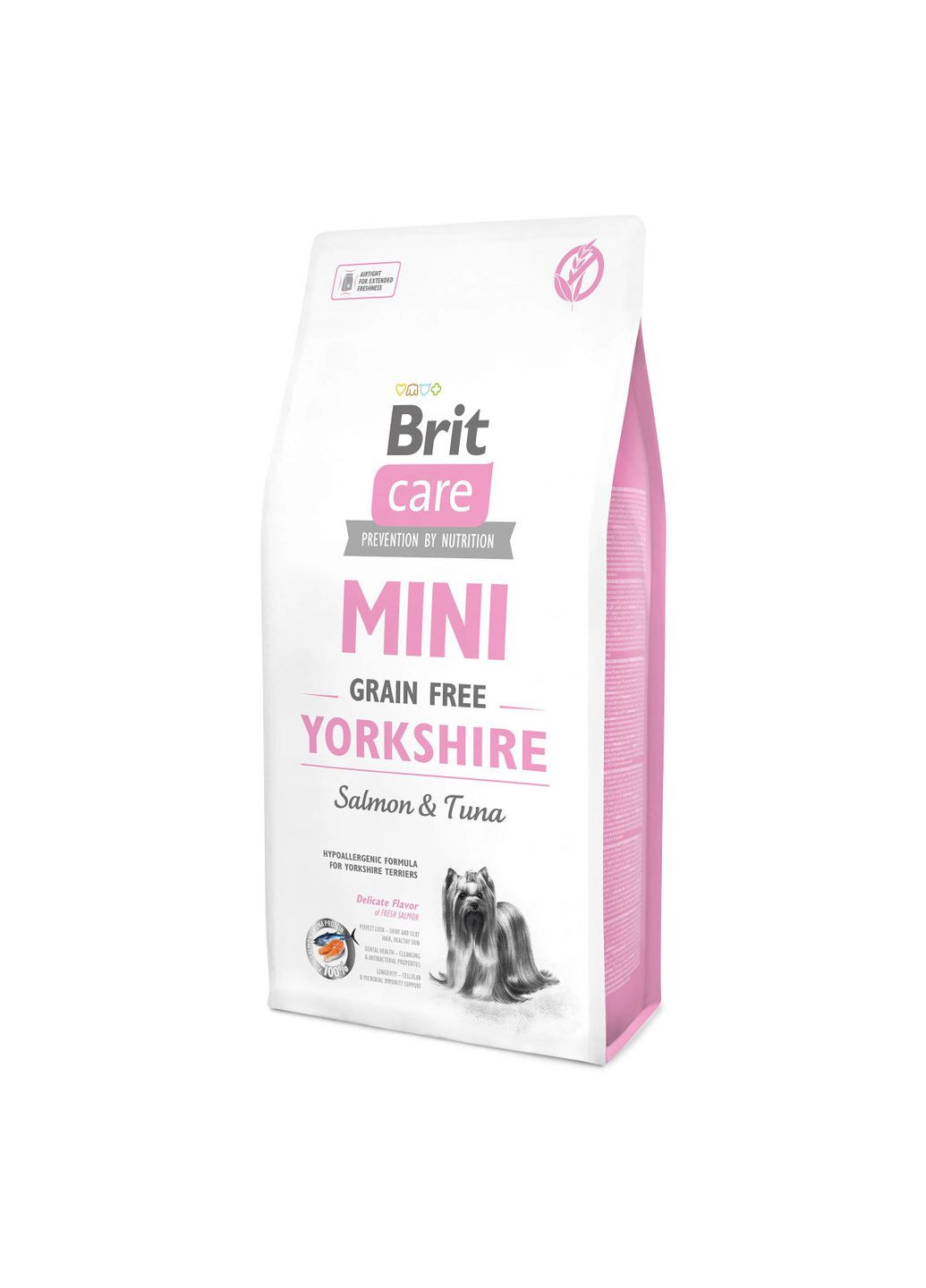 Сухий корм для дорослих собак породи йоркширський тер'єр Sensitive Grain Free Yorkshire 7 кг Brit Care (364788867)