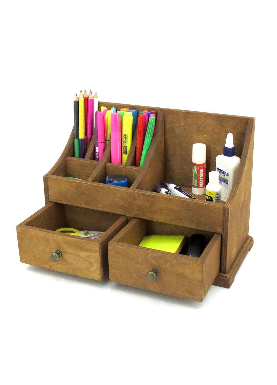 Настольный органайзер из дерева Ютика мускат (КНЦ-003107) No Brand (328228308)