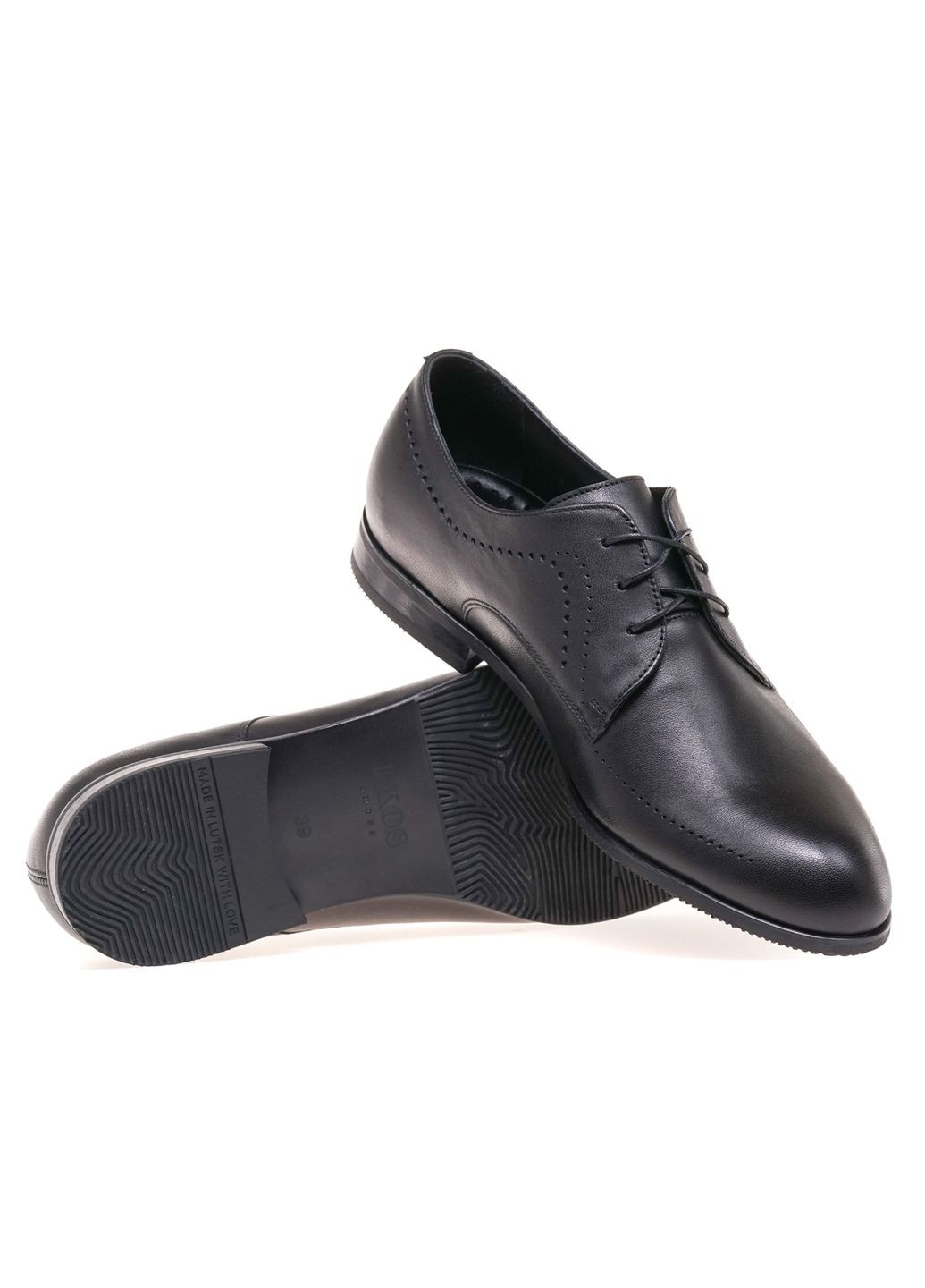 Туфлі класика чоловічі 3411-1/BLACK Ikos (295290544)