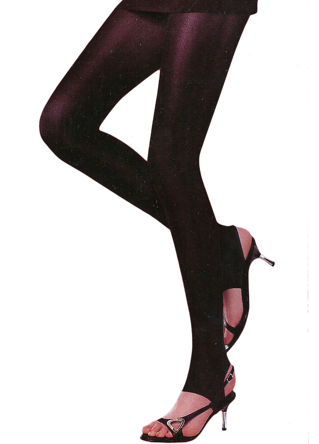 Черные демисезонные женские леггинсы с люрексом ws-99 черный Bellus