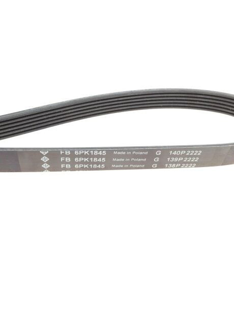 Ремінь генератора поліклиновий FB 6PK1845 Ina (347157523)