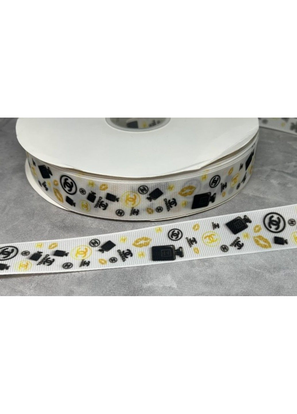 Репсова стрічка 2,5 см (Шанель), метр No Brand (314809971)