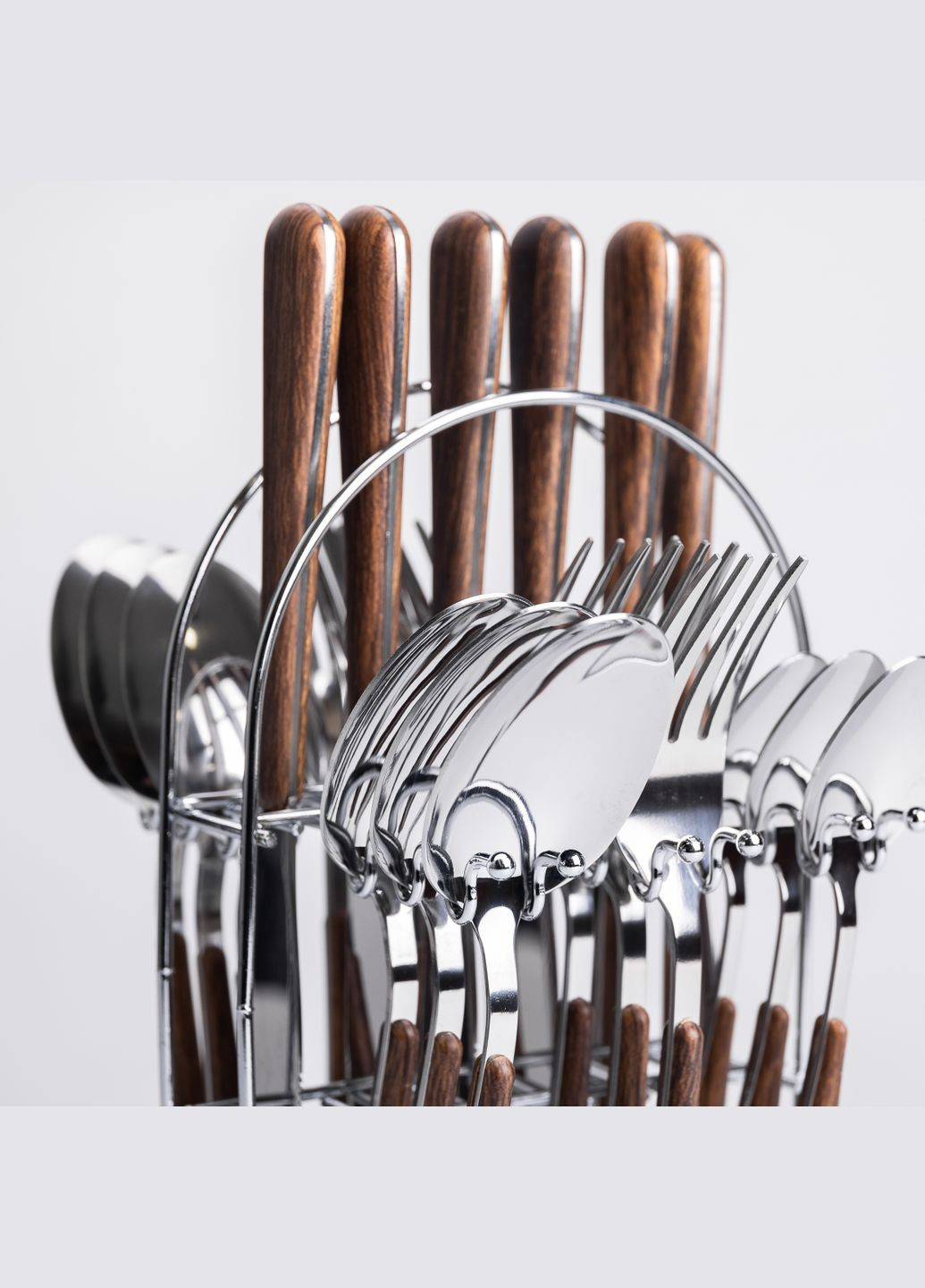 Набір столових приборів 24 предмети на 6 персон, срібло Yiwu (324234898)