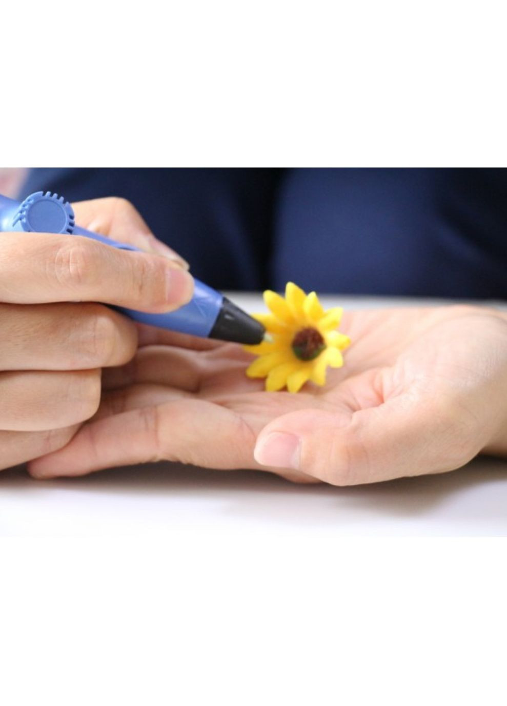 3D Ручка RP-200A с комплектом PLA пластика 25 цветов 125 метров Синяя MyRiwell (371774193)