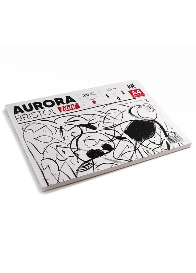 Склейка для рисунку Lanscape (Bristol) А4 180 г/м2 40 л Aurora (362582198)