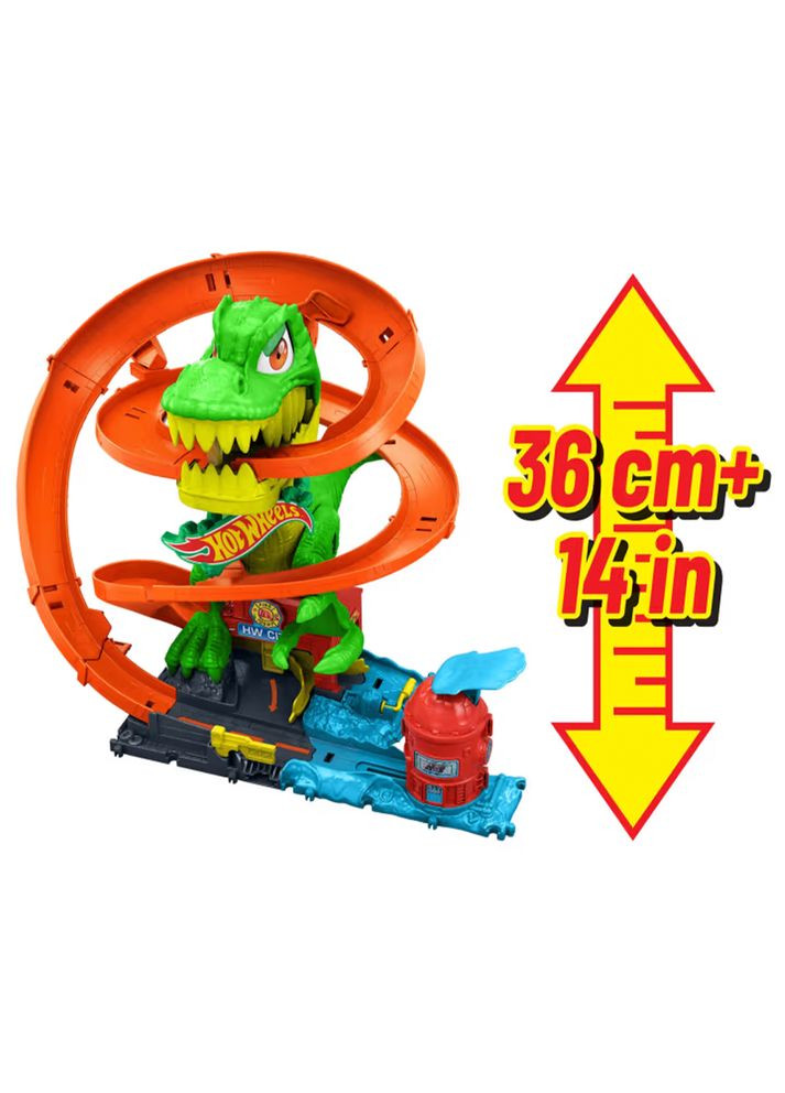Трек City Атака огненного Ти-Рекса JBM73 Hot Wheels (322035487)
