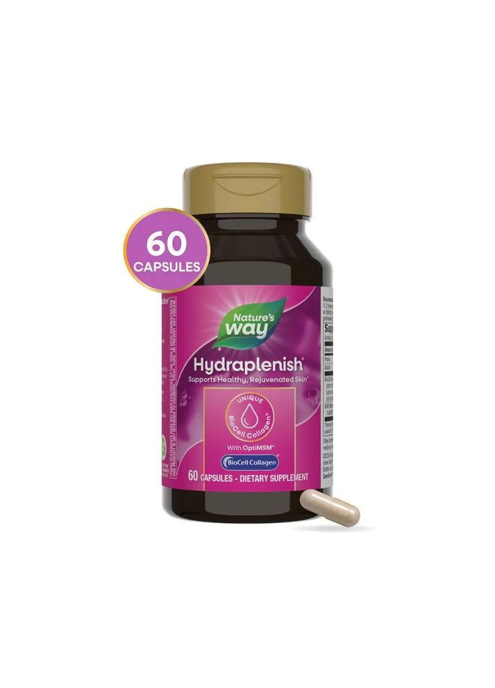 Гіалуронова кислота + МСМ Hyaluronic Acid With MSM 60 капсул Nature's Way (361113829)