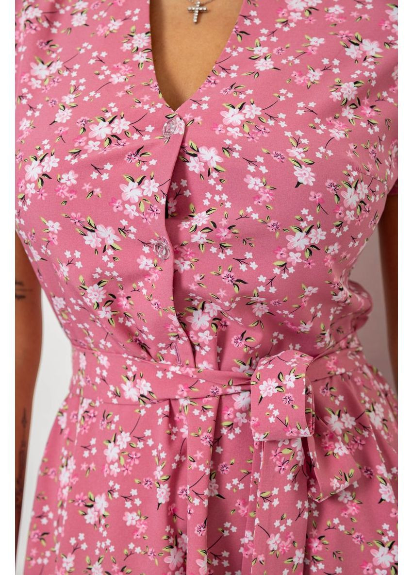 Пудровое платье софт с принтом Ager