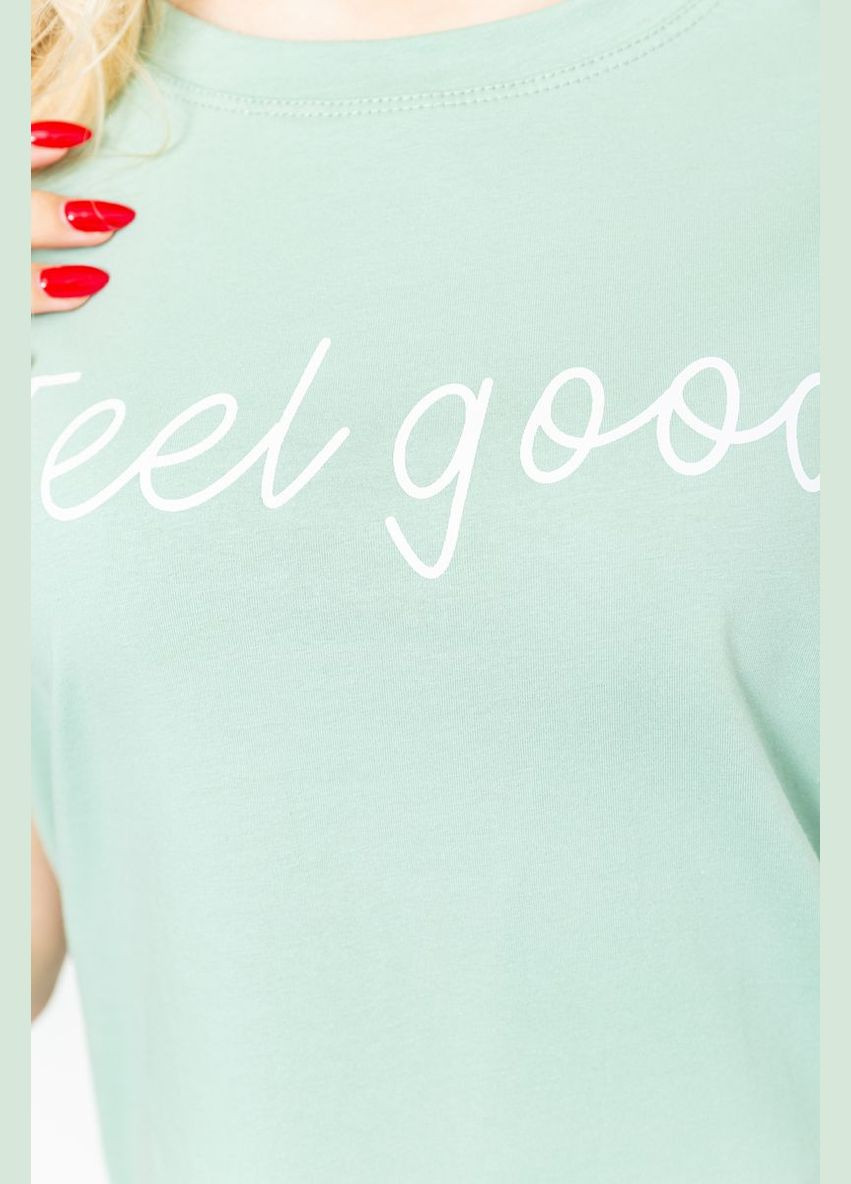 Футболка женская с принтом, цвет черный, Ager - (269342393)