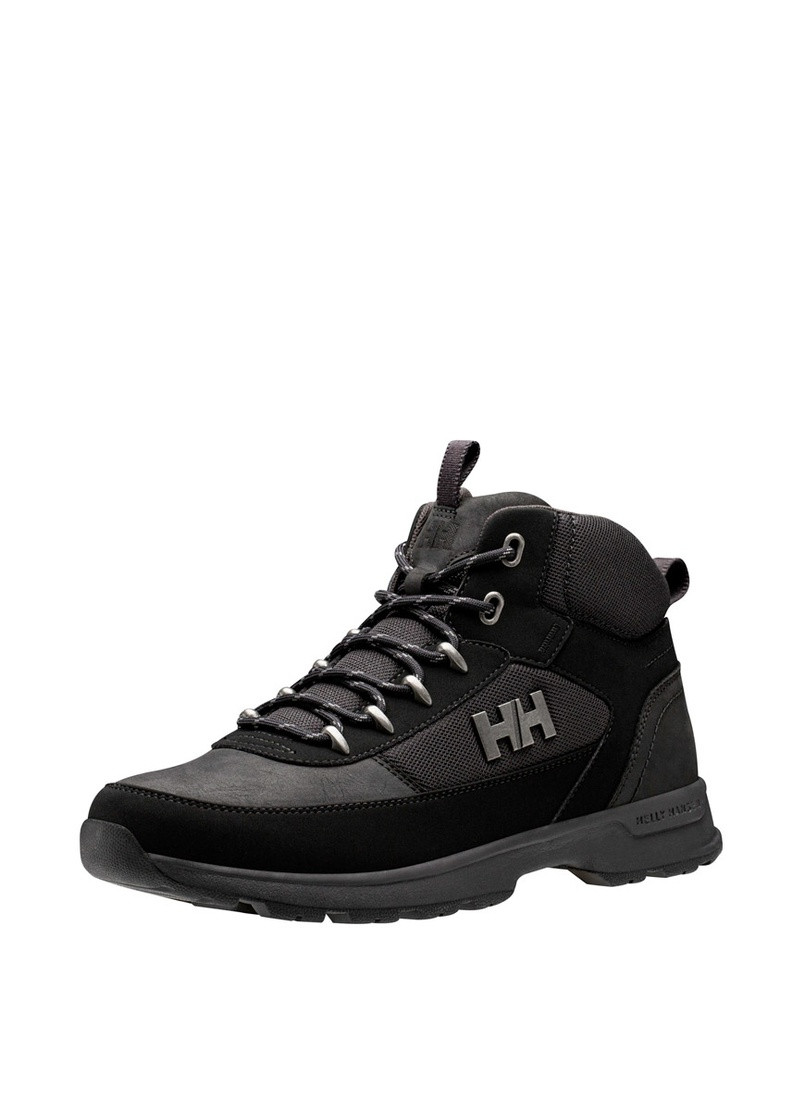 Черные осенние мужские ботинки 11735 черный нубук Helly Hansen