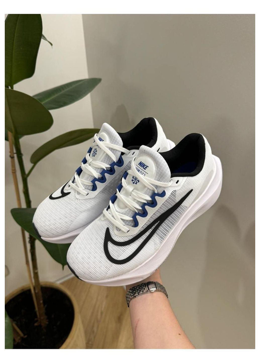 Белые летние кроссовки nike sneakers ultra-lightweight No Brand Zoom Fly 5