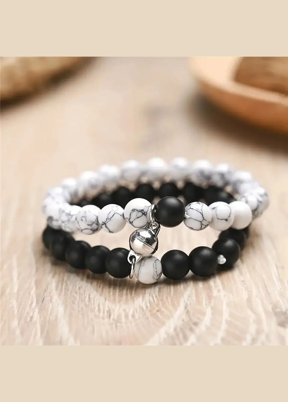 Парные браслеты для влюбленных с магнитом с регулируемым размером, браслет для пары ПБ-2 AAA (340467537)