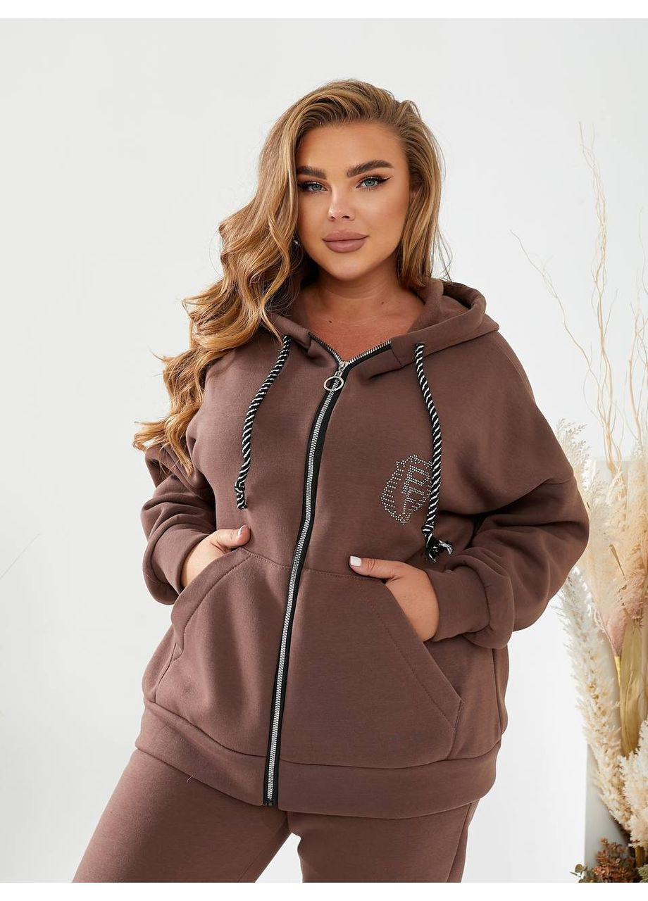 Теплий жіночий костюм на флісі New Trend (304988595)