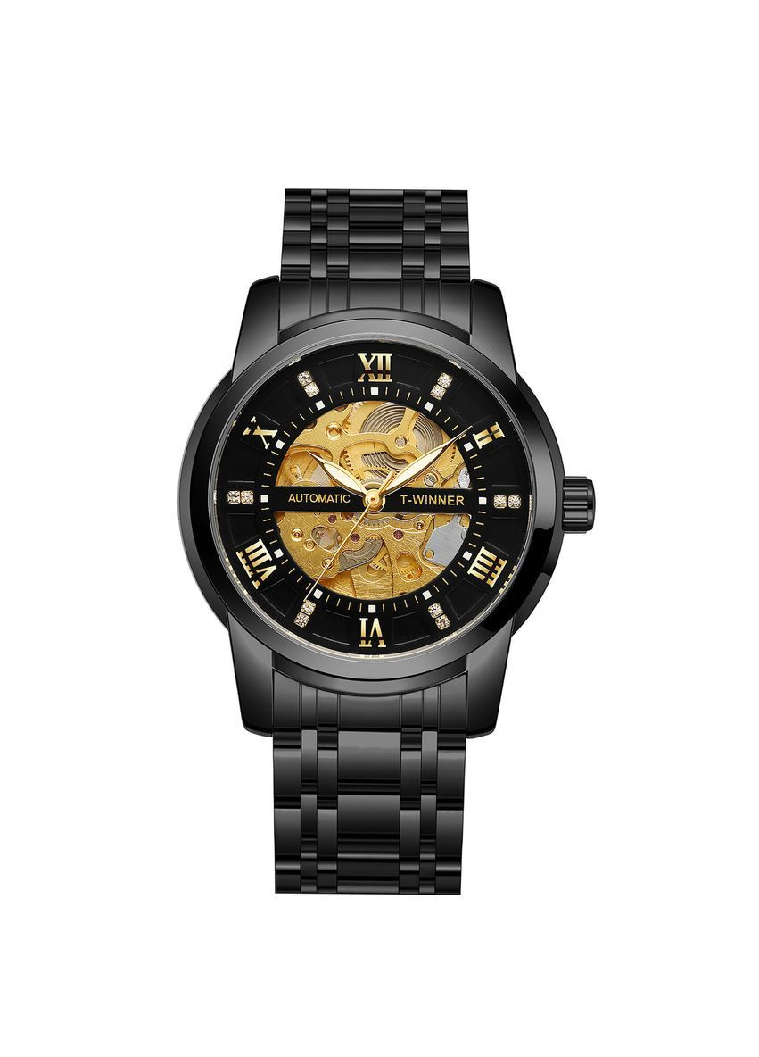 Наручний годинник чоловічий Triumph Чорний (3575) Winner (363318763)