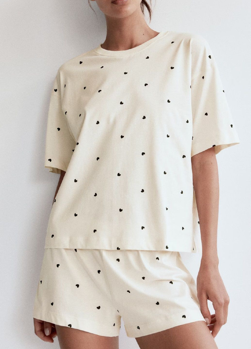 Молочная всесезон пижама H&M