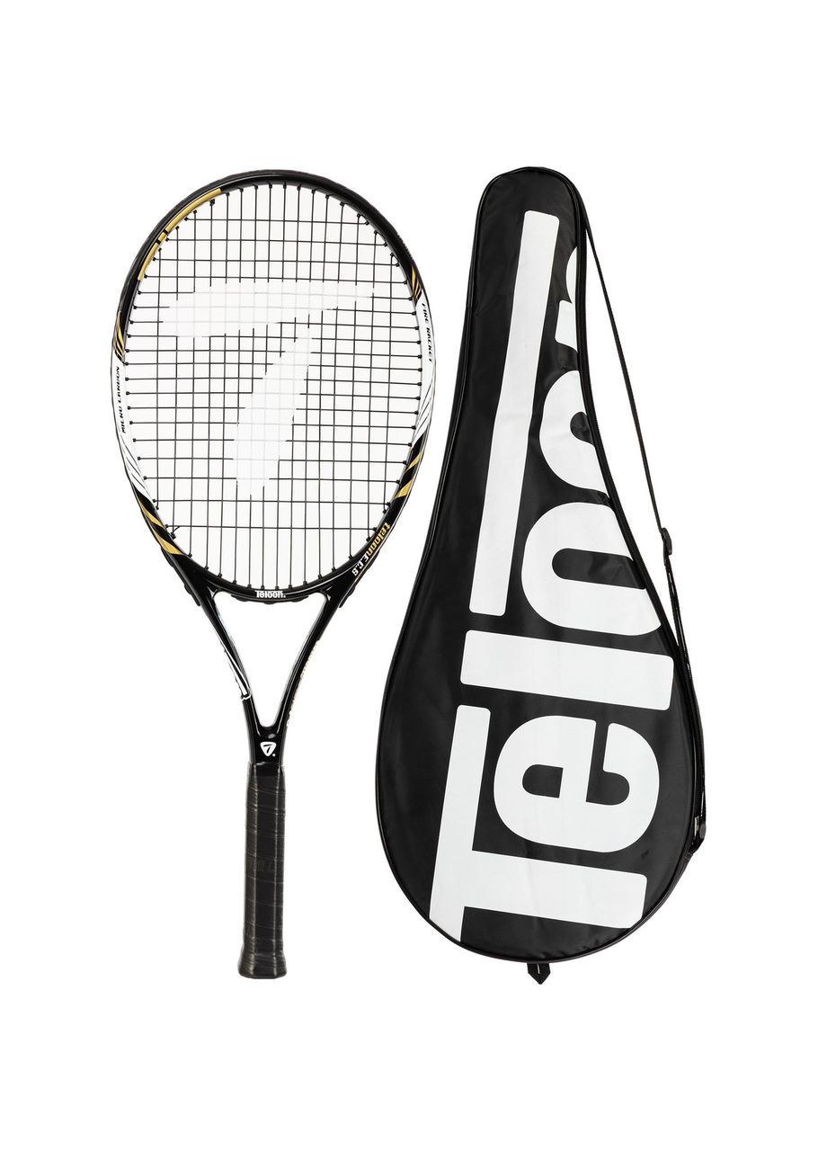 Ракетка для великого тенісу X-BLADE-V5 (алюміній, вага-280гр, чорний-золотий) Teloon (361435330)
