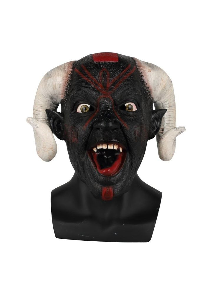 Маска демона с рогами на Хэллоуин и костюмированной вечеринки ручной работы MOLEZU No Brand (307837719)