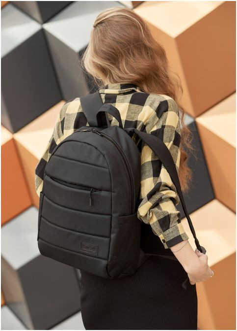 Рюкзак Zard 0RT чорний тканевий Sambag (302519191)