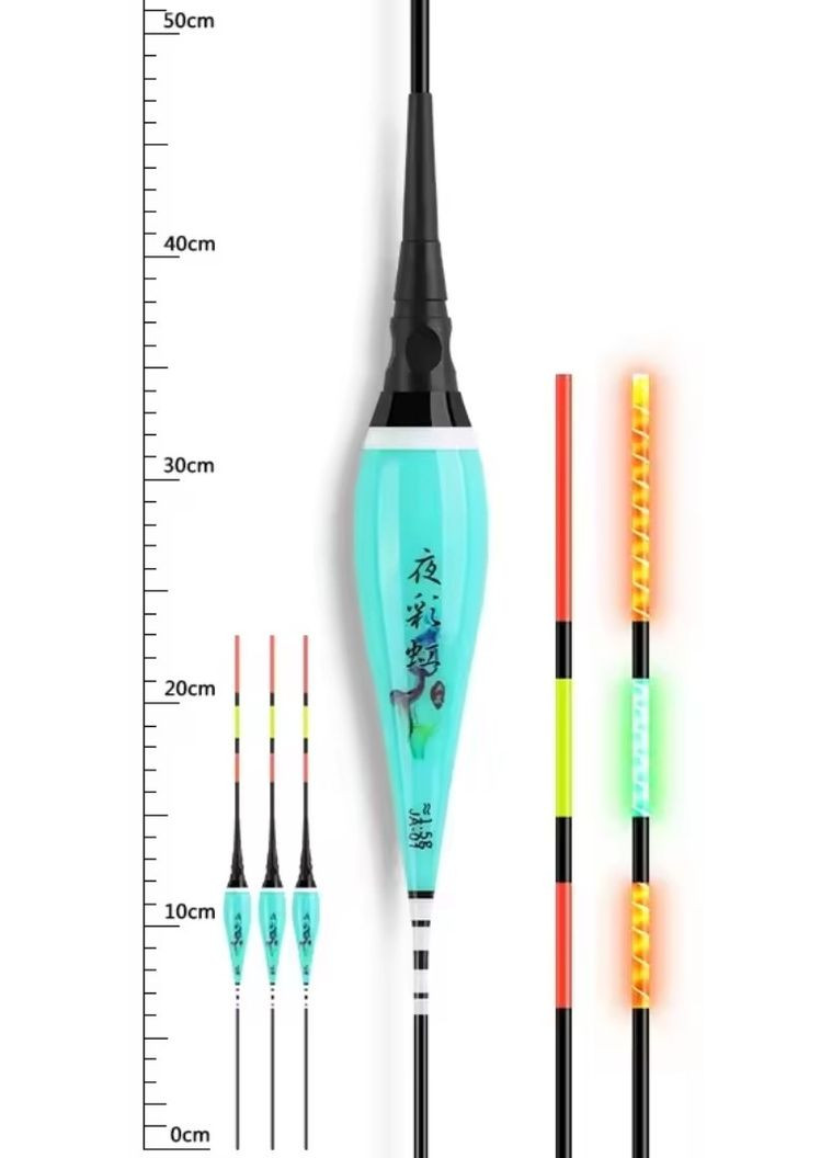 LED поплавок для ночной рыбалки с аккумулятором No Brand (370395747)