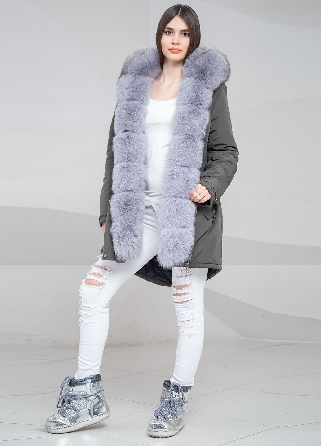 Парка (мех песца) Chicly Furs (282954200)