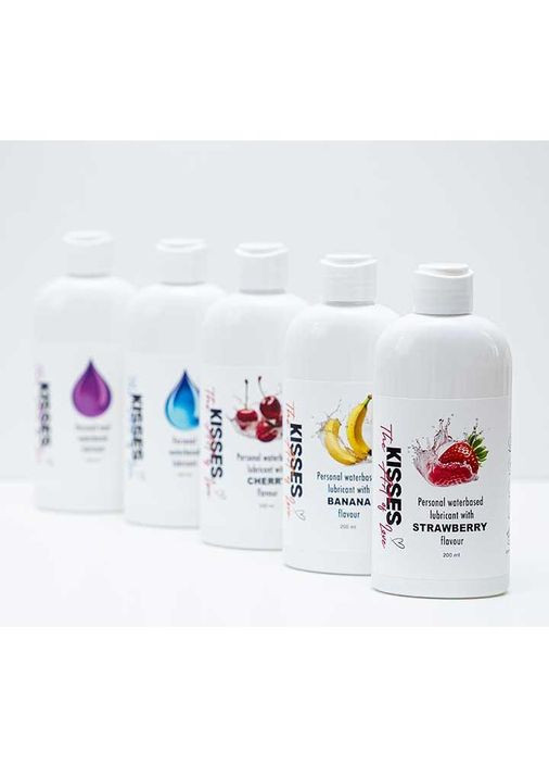 Анальний лубрикант на водній основі Kisses 200 мл. – Інтимне мастило No Brand (370612204)