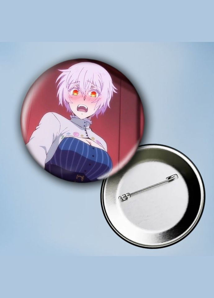Значок на булавке Аніме Мемуари Ванітаса #5 металевий 56 мм No Brand (304509446)