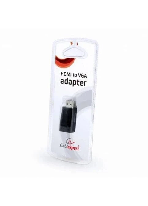Перехідник HDMI (M) - VGA (F),, Black (AB-HDMI-VGA-001) 000-AB-HDMI-VGA-001 Cablexpert (395347836)