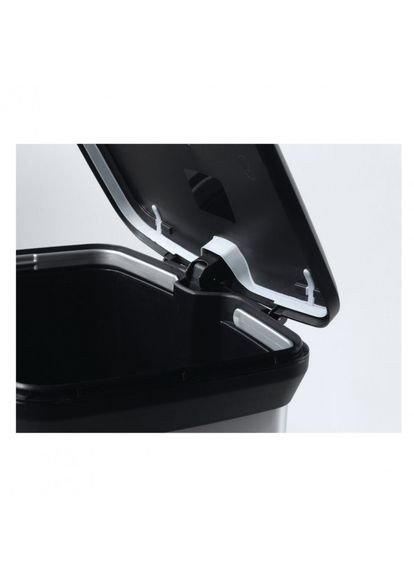Контейнер для мусора с педалью Deco bin 50 л (02162) Серебристый Curver (334713022)