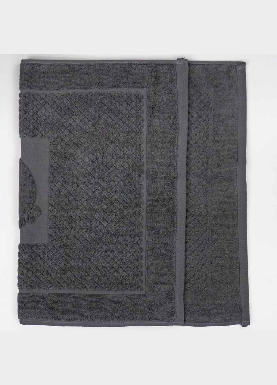 GM Textile махровое полотенце жаккардовое для ног 50х70см 600г/м2 () серый производство -