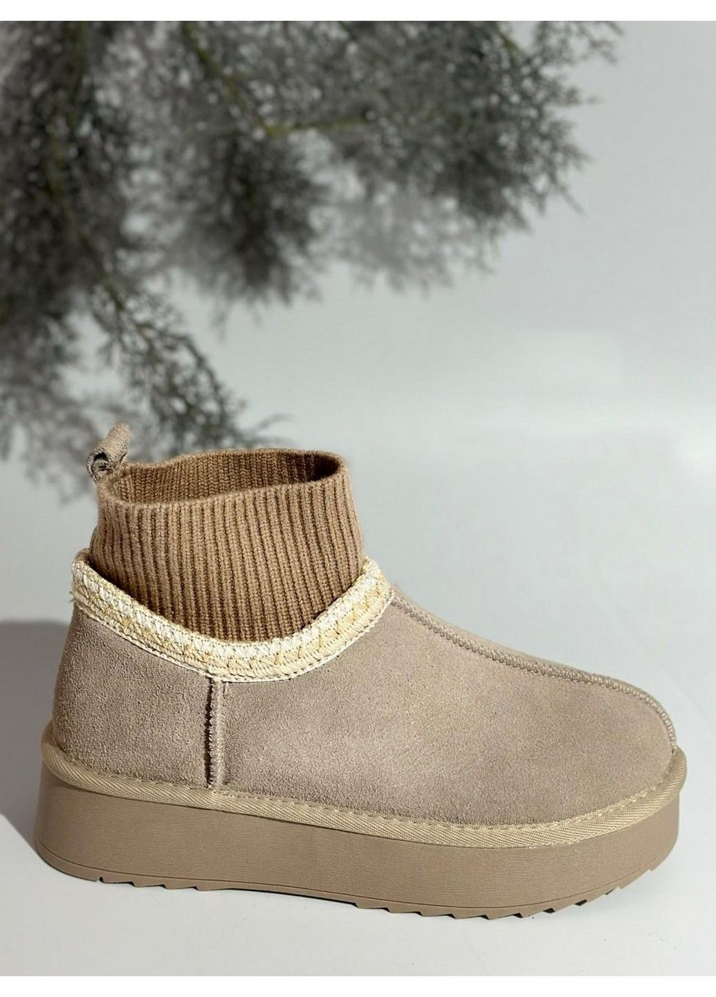 Замшевые угги на овчине UGP60-3 Stilli (350198254)