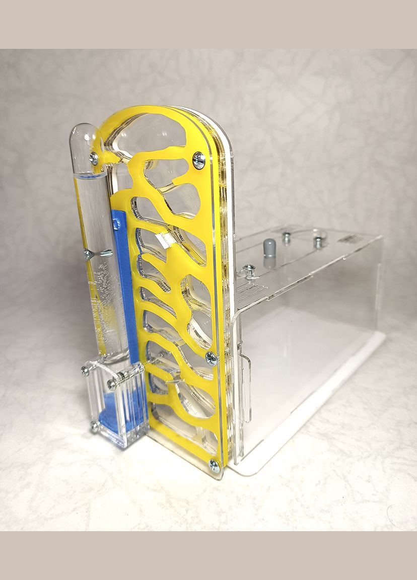 Муравьиная ферма (формикарий) вертикальная (желтая)+ муравьи-жнецы. Полный комплект No Brand AntTown (314798851)