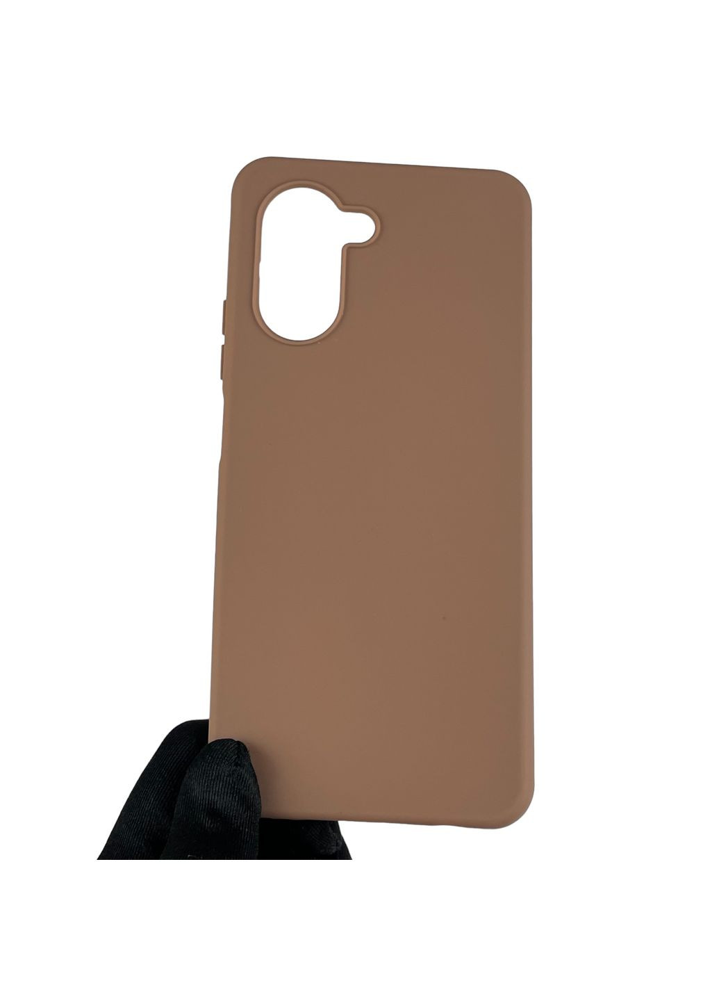 Чехол для C33 однотонный матовый силиконовый на реалми с33 коричневый Realme (366021885)